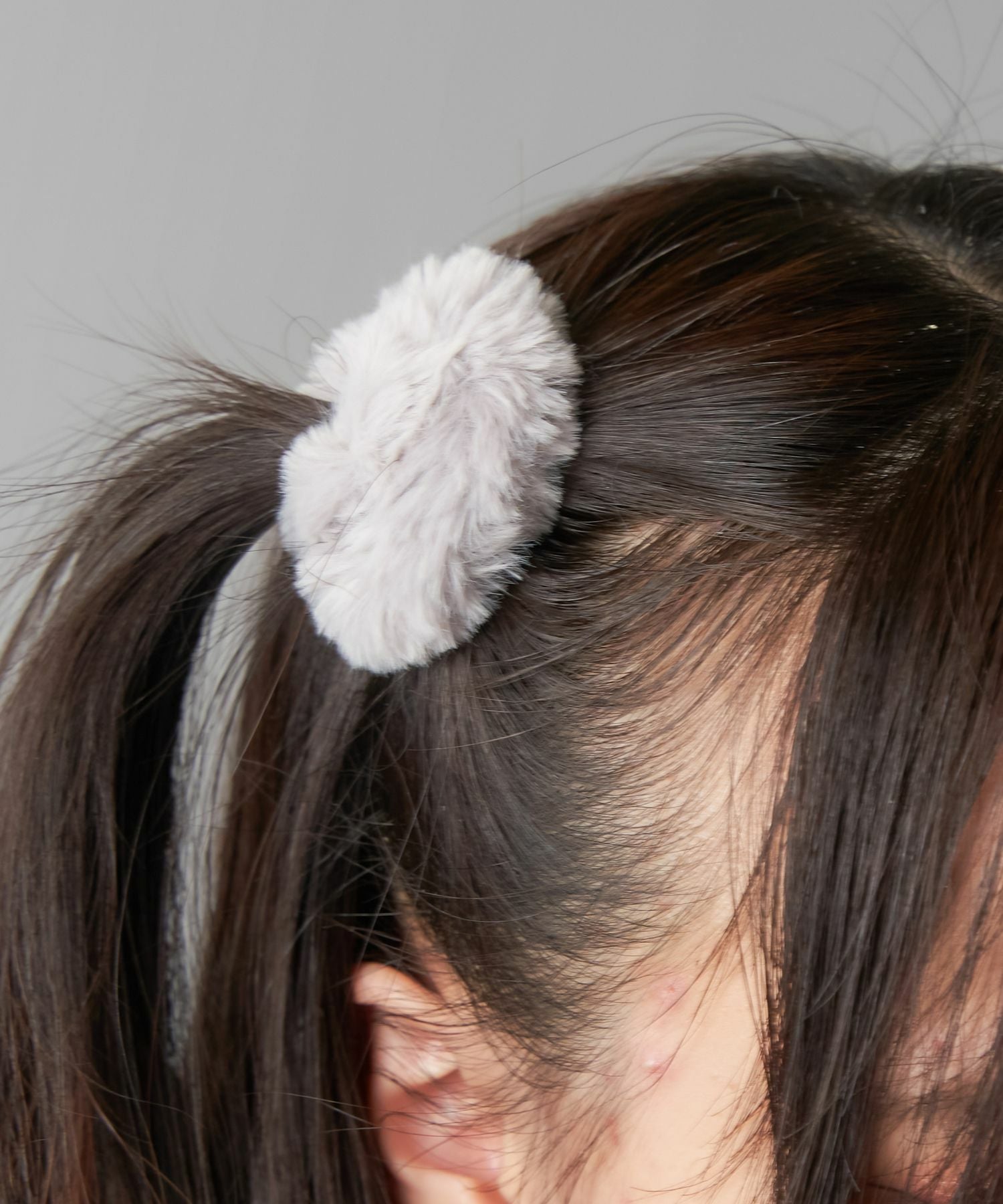 フェイクファーヘアゴム/2個セット＜メール便対応＞ | SPINNS WEB