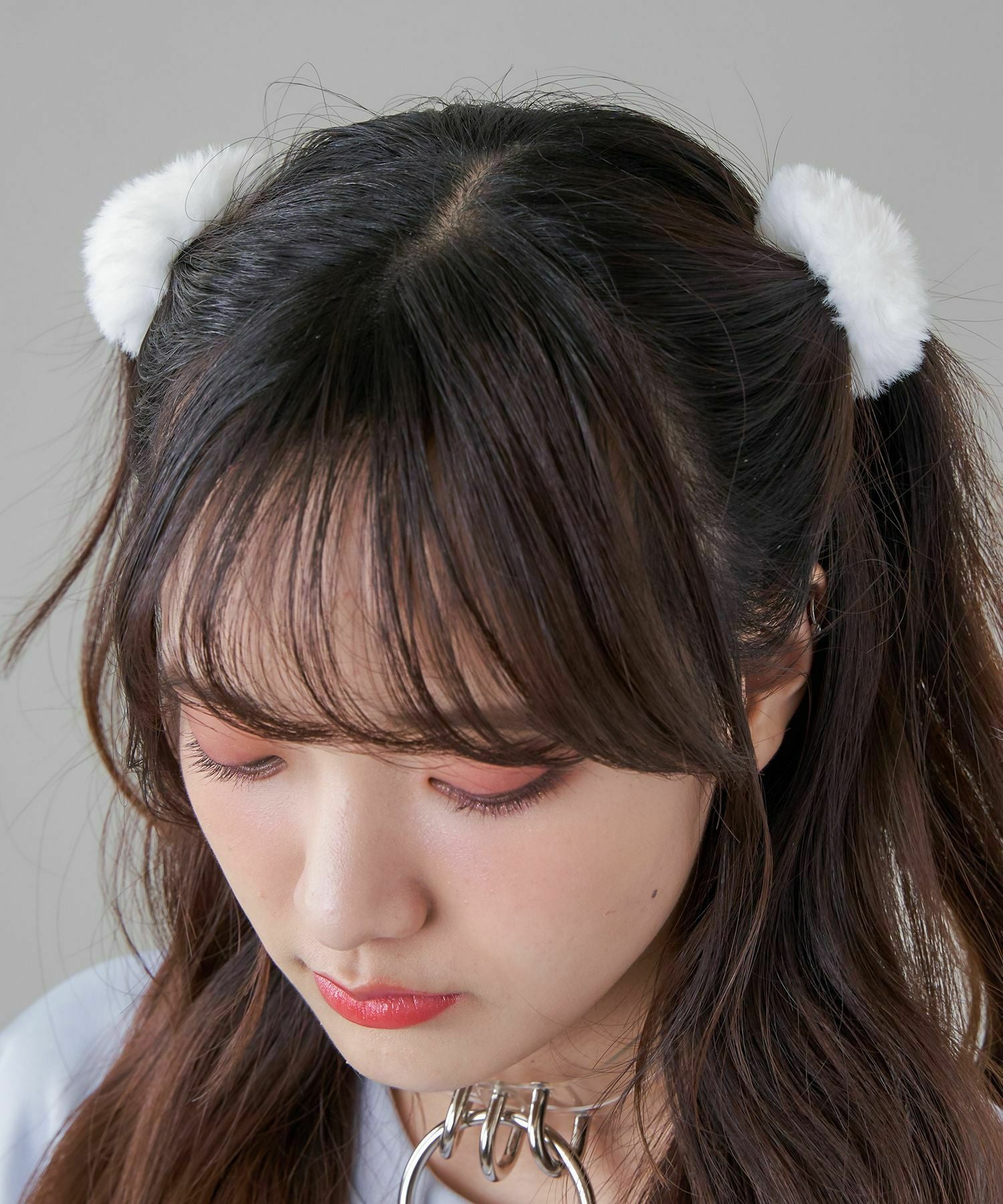 フェイクファーヘアゴム/2個セット＜メール便対応＞ | SPINNS WEB