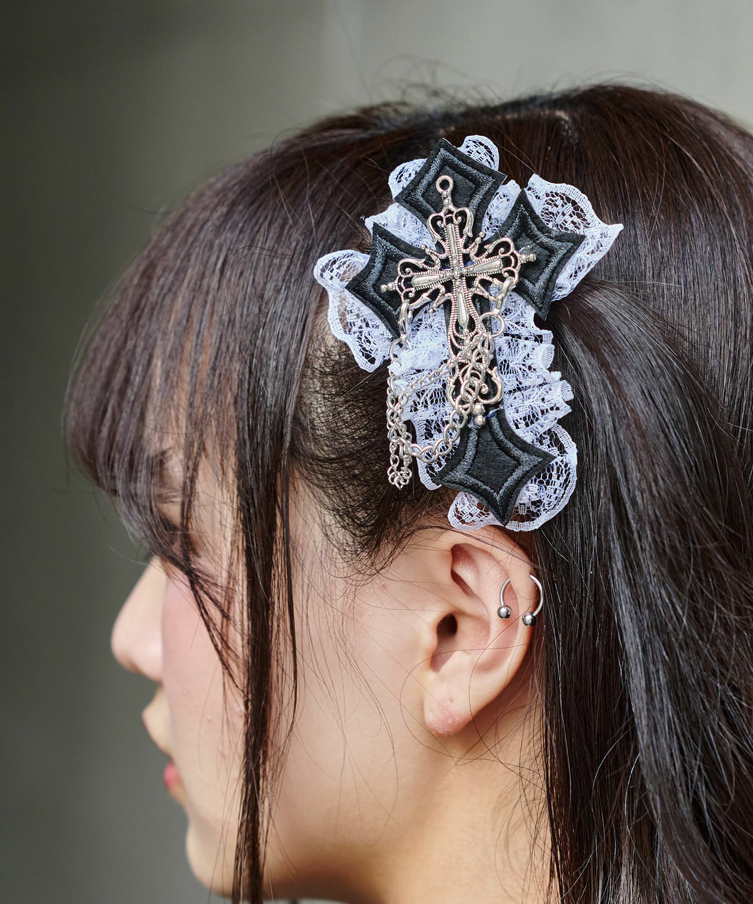 38%OFF】ヘアクリップ/ヘアピン/レースクロス＜メール便対応