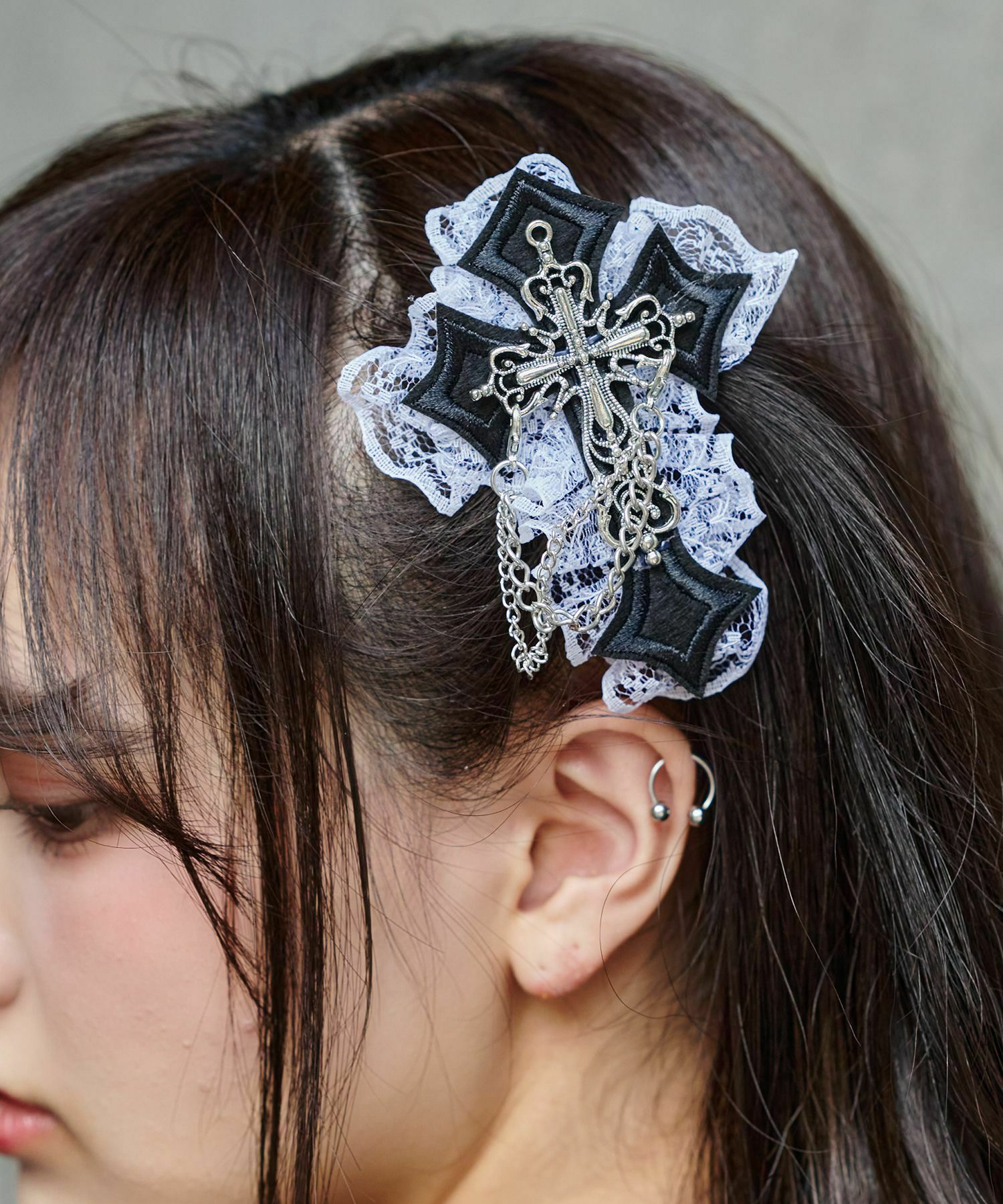 38%OFF】ヘアクリップ/ヘアピン/レースクロス＜メール便対応