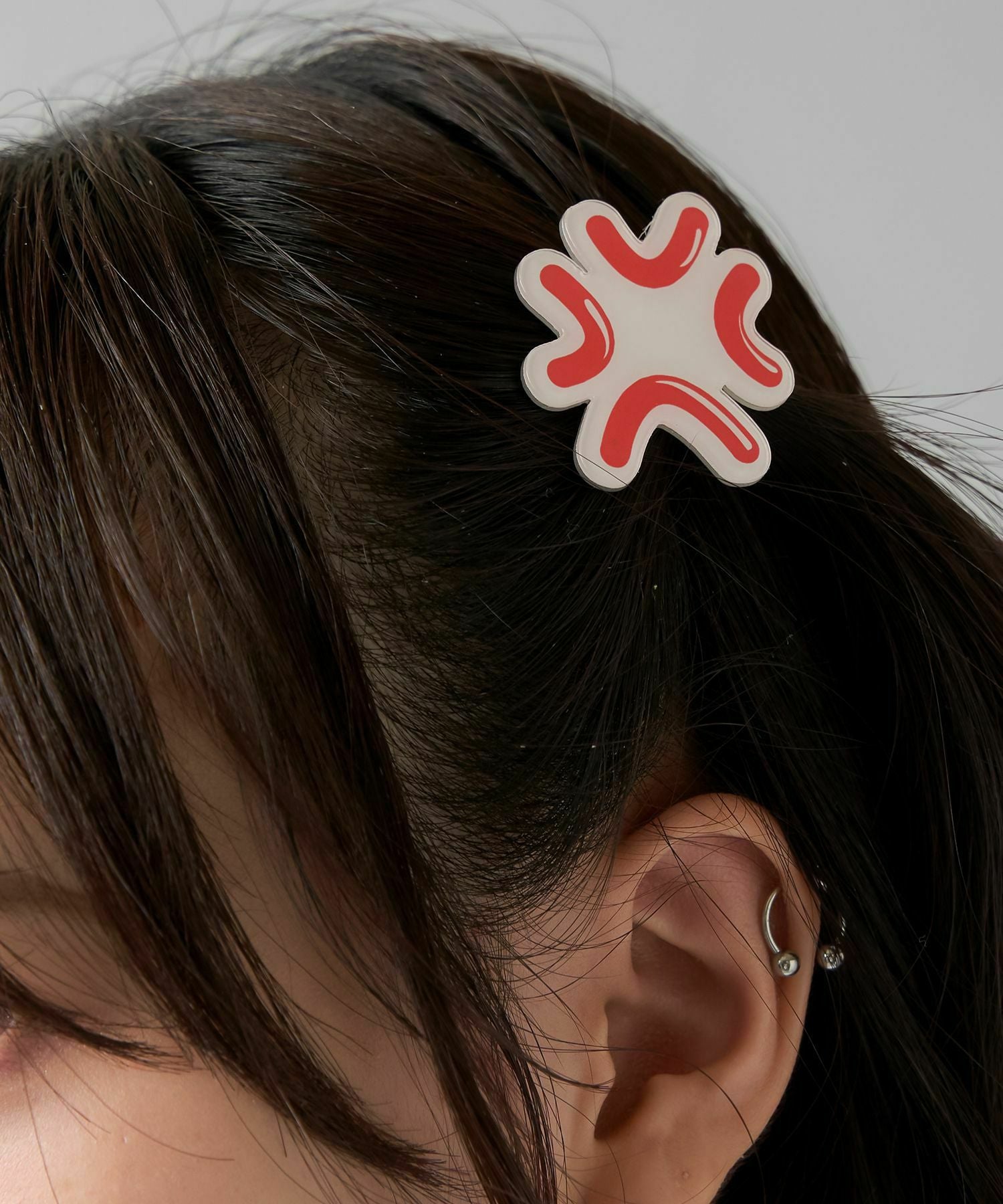 イライラマークミニヘアクリップ｜2個セット｜SPINNS公式通販