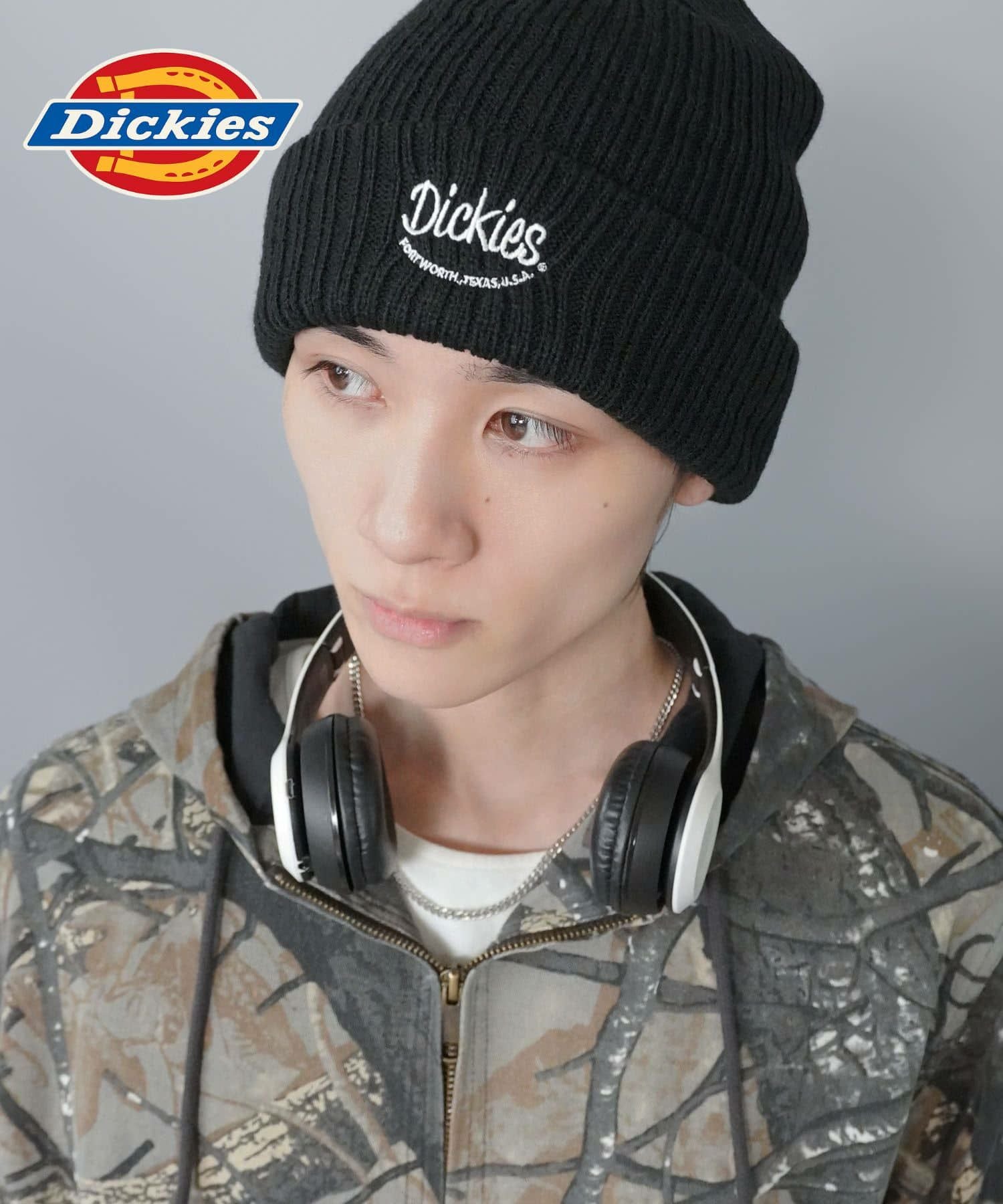 ≪Dickies/ディッキーズ≫スマイルロゴ刺繍ニットビーニー/ワッチ