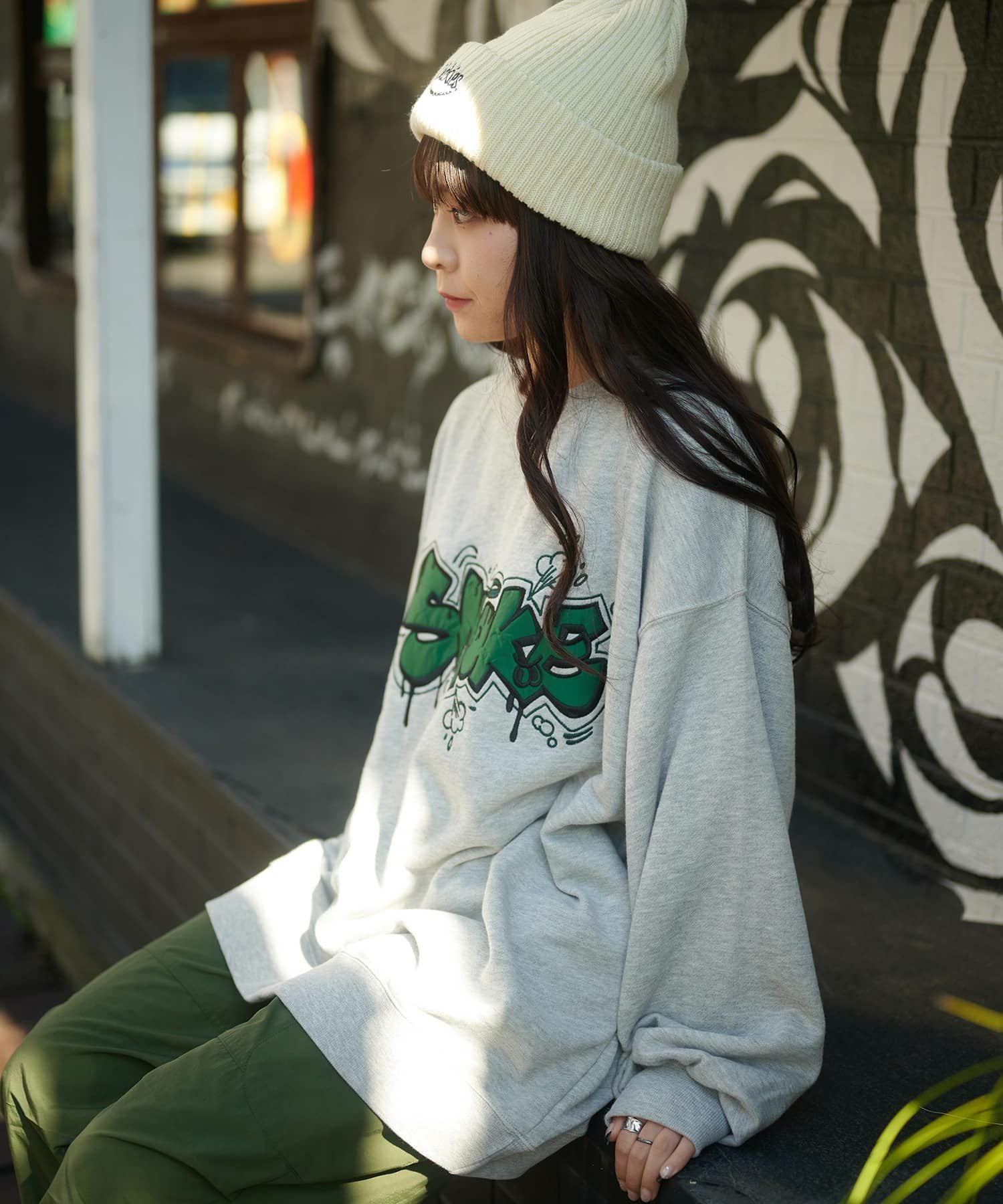 ≪Dickies/ディッキーズ≫スマイルロゴ刺繍ニットビーニー/ワッチ