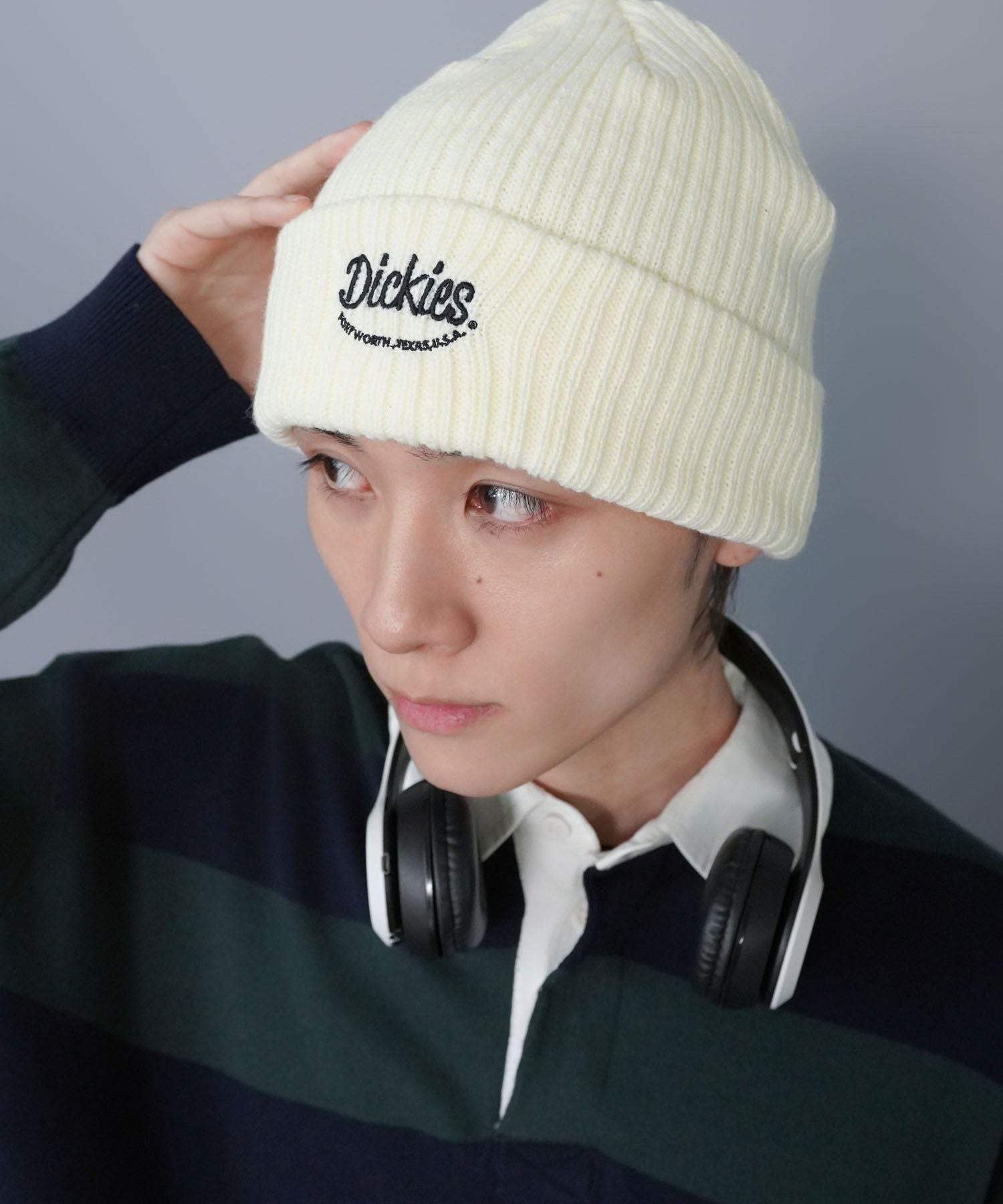 ≪Dickies/ディッキーズ≫スマイルロゴ刺繍ニットビーニー/ワッチ