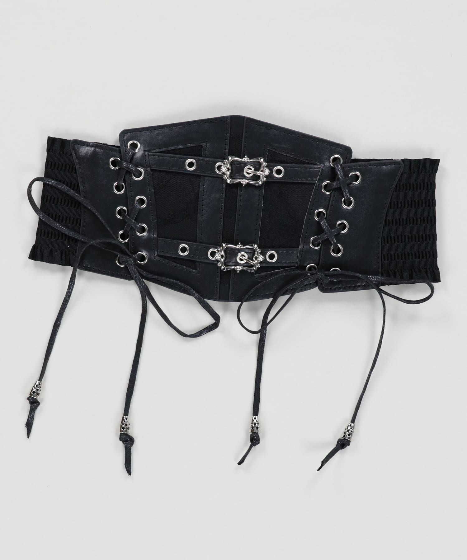 2ベルトレースアップ 合皮コルセット | SPINNS WEB STORE | SPINNS