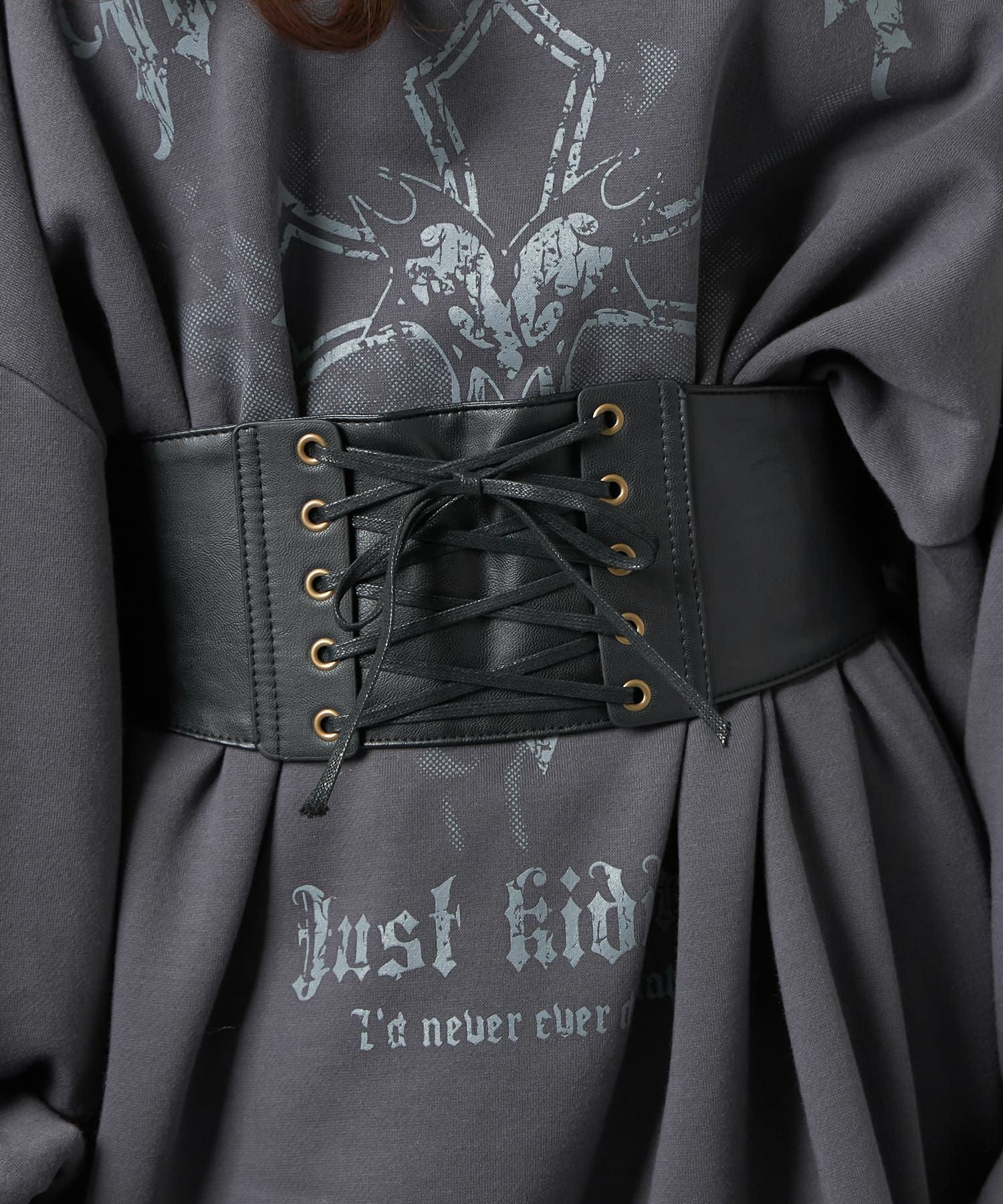 レースアップ合皮コルセット｜SPINNS（スピンズ）通販｜限定商品・新